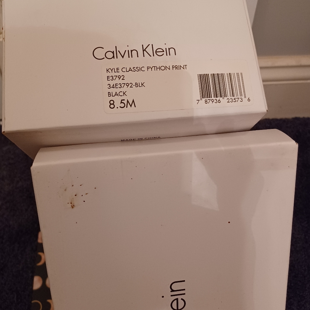 8 Calvin Klein Kyle Classic Python Print Black Op… - image 7